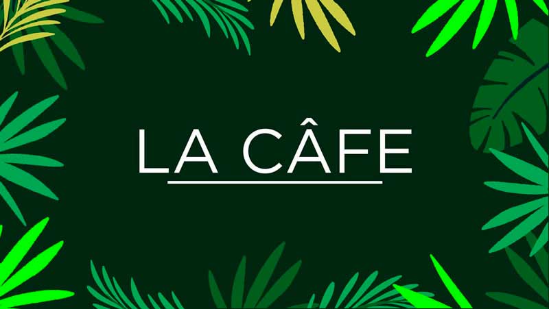 Banner de la cafeteria La Cafe